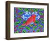 Christmas Robin, 2012-Jane Tattersfield-Framed Giclee Print