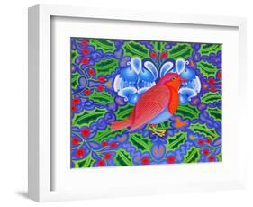 Christmas Robin, 2012-Jane Tattersfield-Framed Giclee Print