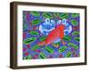 Christmas Robin, 2012-Jane Tattersfield-Framed Giclee Print