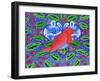 Christmas Robin, 2012-Jane Tattersfield-Framed Giclee Print