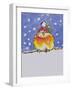 Christmas Robin-Diane Matthes-Framed Giclee Print