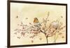 Christmas Robin-Lauren Wan-Framed Premium Giclee Print