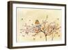 Christmas Robin-Lauren Wan-Framed Premium Giclee Print