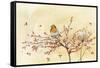 Christmas Robin-Lauren Wan-Framed Stretched Canvas