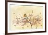 Christmas Robin-Lauren Wan-Framed Premium Giclee Print