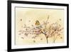 Christmas Robin-Lauren Wan-Framed Premium Giclee Print