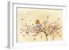 Christmas Robin-Lauren Wan-Framed Giclee Print