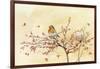 Christmas Robin-Lauren Wan-Framed Giclee Print