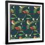 Christmas Robin-Claire Huntley-Framed Giclee Print