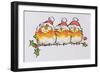 Christmas Robins-Diane Matthes-Framed Giclee Print