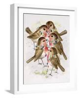 Christmas Robins-Stanley Cooke-Framed Giclee Print