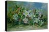 Christmas Roses and Holly-Albert Williams-Stretched Canvas