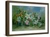 Christmas Roses and Holly-Albert Williams-Framed Giclee Print