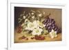 Christmas Roses with Mistletoe-Emma Walter-Framed Giclee Print