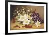 Christmas Roses with Mistletoe-Emma Walter-Framed Giclee Print