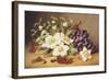 Christmas Roses with Mistletoe-Emma Walter-Framed Giclee Print