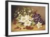 Christmas Roses with Mistletoe-Emma Walter-Framed Giclee Print