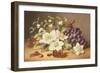 Christmas Roses with Mistletoe-Emma Walter-Framed Giclee Print