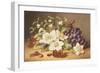 Christmas Roses with Mistletoe-Emma Walter-Framed Giclee Print