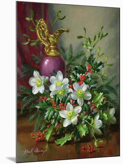 Christmas Roses-Albert Williams-Mounted Giclee Print