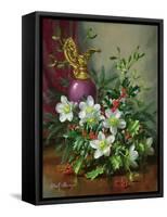 Christmas Roses-Albert Williams-Framed Stretched Canvas