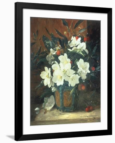 Christmas Roses-William Jabez Muckley-Framed Giclee Print