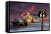 Christmas Route 66-Chris Consani-Framed Stretched Canvas