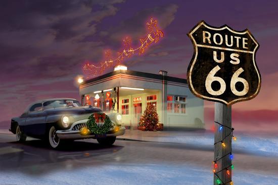 Christmas Route 66' Prints - Chris Consani | AllPosters.com