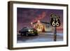 Christmas Route 66-Chris Consani-Framed Premium Giclee Print