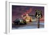 Christmas Route 66-Chris Consani-Framed Premium Giclee Print