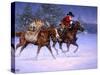 Christmas Rush-Jack Sorenson-Stretched Canvas