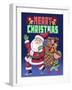 Christmas Santa Elf-Kimura Designs-Framed Giclee Print