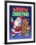 Christmas Santa Elf-Kimura Designs-Framed Giclee Print