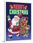 Christmas Santa Elf-Kimura Designs-Framed Premium Giclee Print