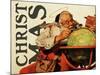 Christmas Santa's Globe-null-Mounted Giclee Print