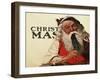 Christmas Santa's List-null-Framed Giclee Print