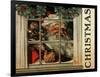 Christmas Santa's Wreath-null-Framed Giclee Print