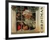 Christmas Santa's Wreath-null-Framed Giclee Print