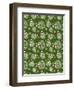 Christmas Santa Snowflakes Repeat-Cyndi Lou-Framed Premium Giclee Print