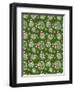 Christmas Santa Snowflakes Repeat-Cyndi Lou-Framed Premium Giclee Print