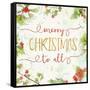 Christmas Sentiments IV-Katie Pertiet-Framed Stretched Canvas