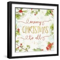 Christmas Sentiments IV-Katie Pertiet-Framed Art Print