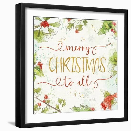 Christmas Sentiments IV-Katie Pertiet-Framed Art Print