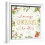 Christmas Sentiments IV-Katie Pertiet-Framed Art Print