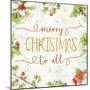 Christmas Sentiments IV-Katie Pertiet-Mounted Art Print