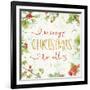 Christmas Sentiments IV-Katie Pertiet-Framed Art Print