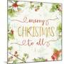 Christmas Sentiments IV-Katie Pertiet-Mounted Art Print