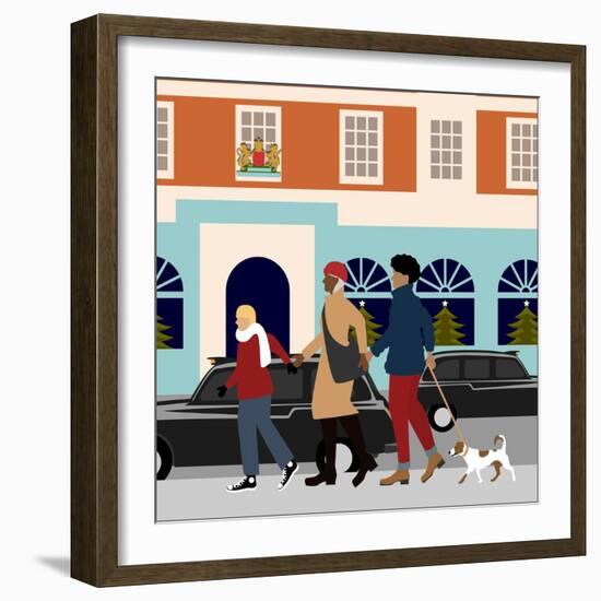 Christmas Shopping-Claire Huntley-Framed Giclee Print