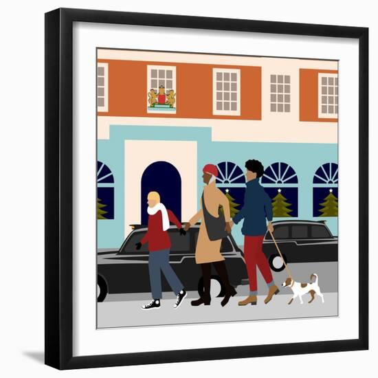 Christmas Shopping-Claire Huntley-Framed Giclee Print