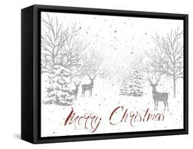 Christmas Silver 1-Jean Plout-Framed Stretched Canvas